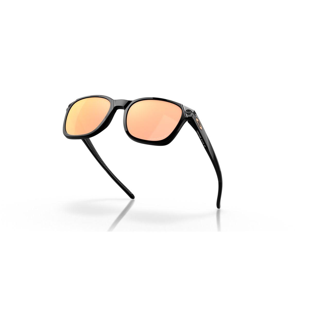 Oakley Ojector Sunglasses Polished Black Frame with Prizm Rose Gold Polarized Lenses - Model 0OO9018 901806 - Perfect for Running, Cycling & Outdoor Sports
