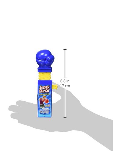 Kidsmania Sucker Punch Candy Lollipops - 12 Count Pack of Assorted Flavors for Birthday Parties, Halloween Treats & School Rewards