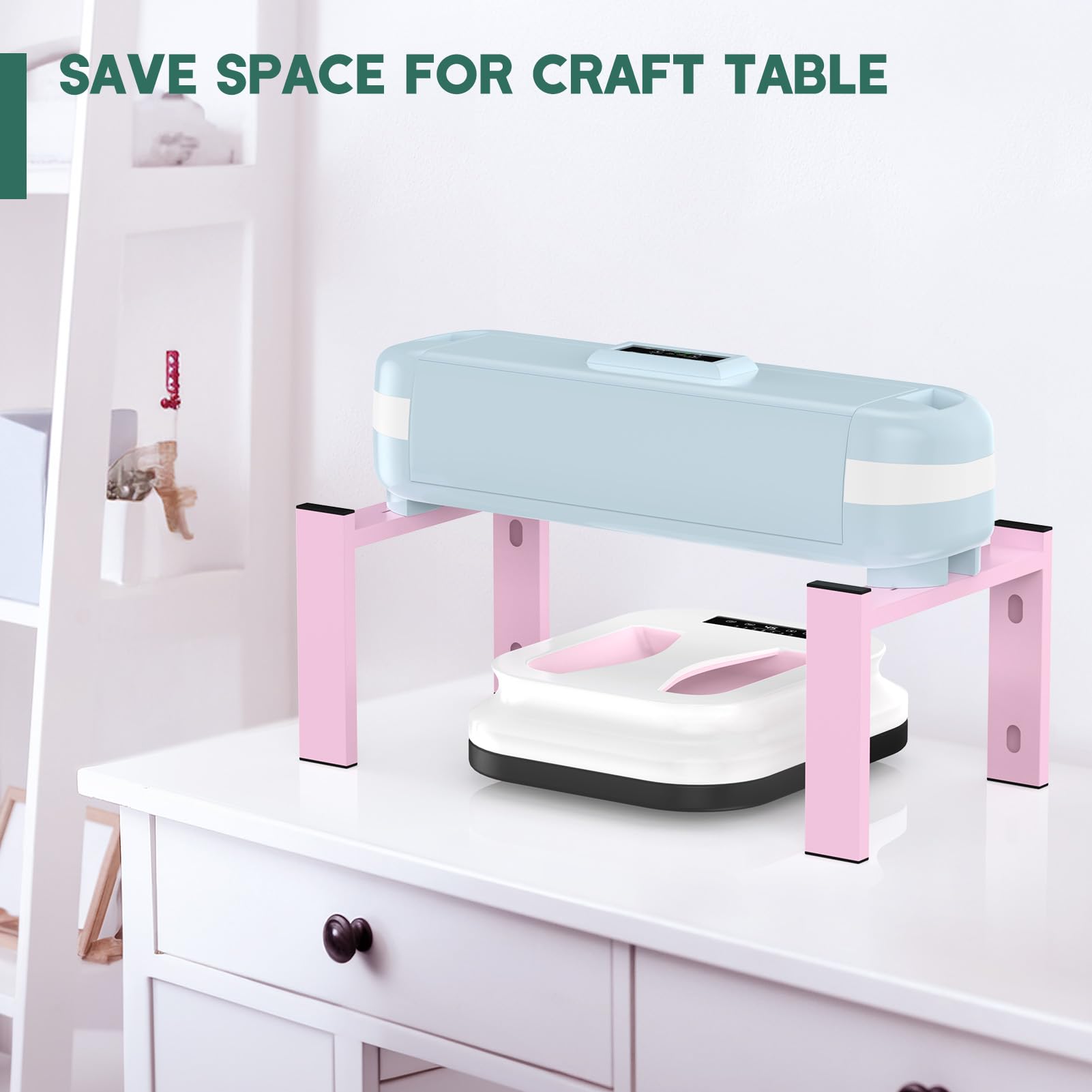 2-in-1 Stand Legs for Cricut Maker 3/Maker/Explore 3/Explore Air 2 - Dual Machine Operation & Craft Room Organizer - Perfect for Scrapbooking, Vinyl Cutting & DIY Craft Projects