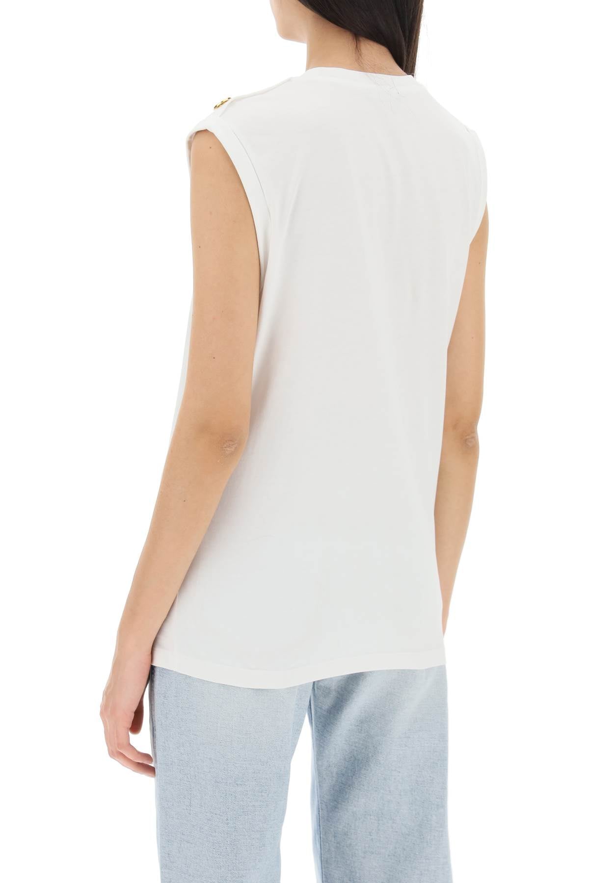 Balmain Logo Button-Up Shirt for Women - Stylish Designer Blouse for Casual & Evening Wear