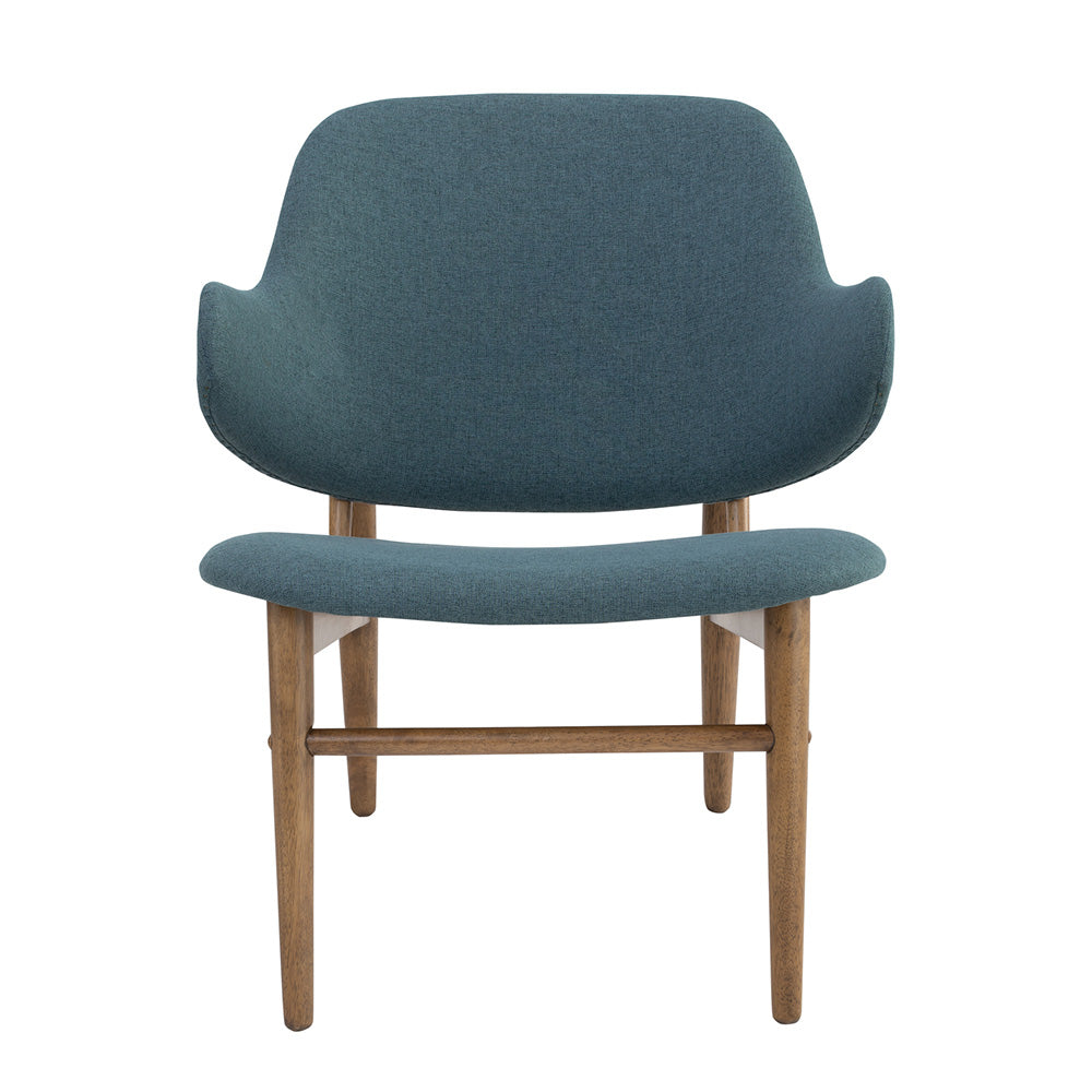 VERONIC Modern Lounge Chair in Cocoa & Nile Green - Comfortable Accent Chair for Living Room, Bedroom, or Office - Perfect for Relaxing, Reading, and Entertaining
