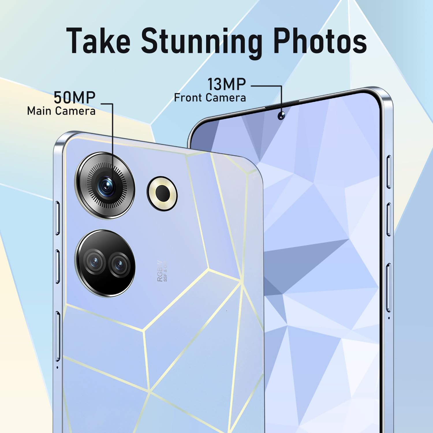 C20 Pro Unlocked Android 13 Smartphone - 6.7