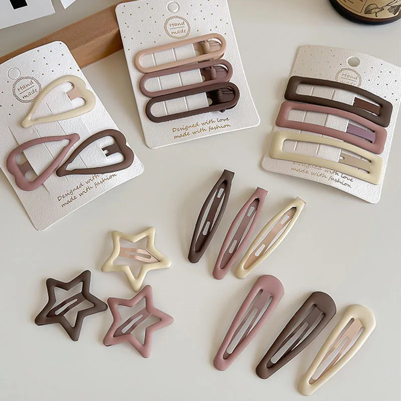 Elegant Coffee Stars Hairpins for Women - Boho Hair Clips for Daily Wear, Parties & Weddings