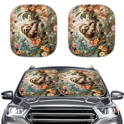 Funny Animal Sloths Driver