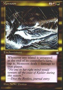 Magic The Gathering Monsoon Card - Ice Age Expansion - Collectible Trading Card Game for Players & Collectors - Perfect for Deck Building & Competitive Play