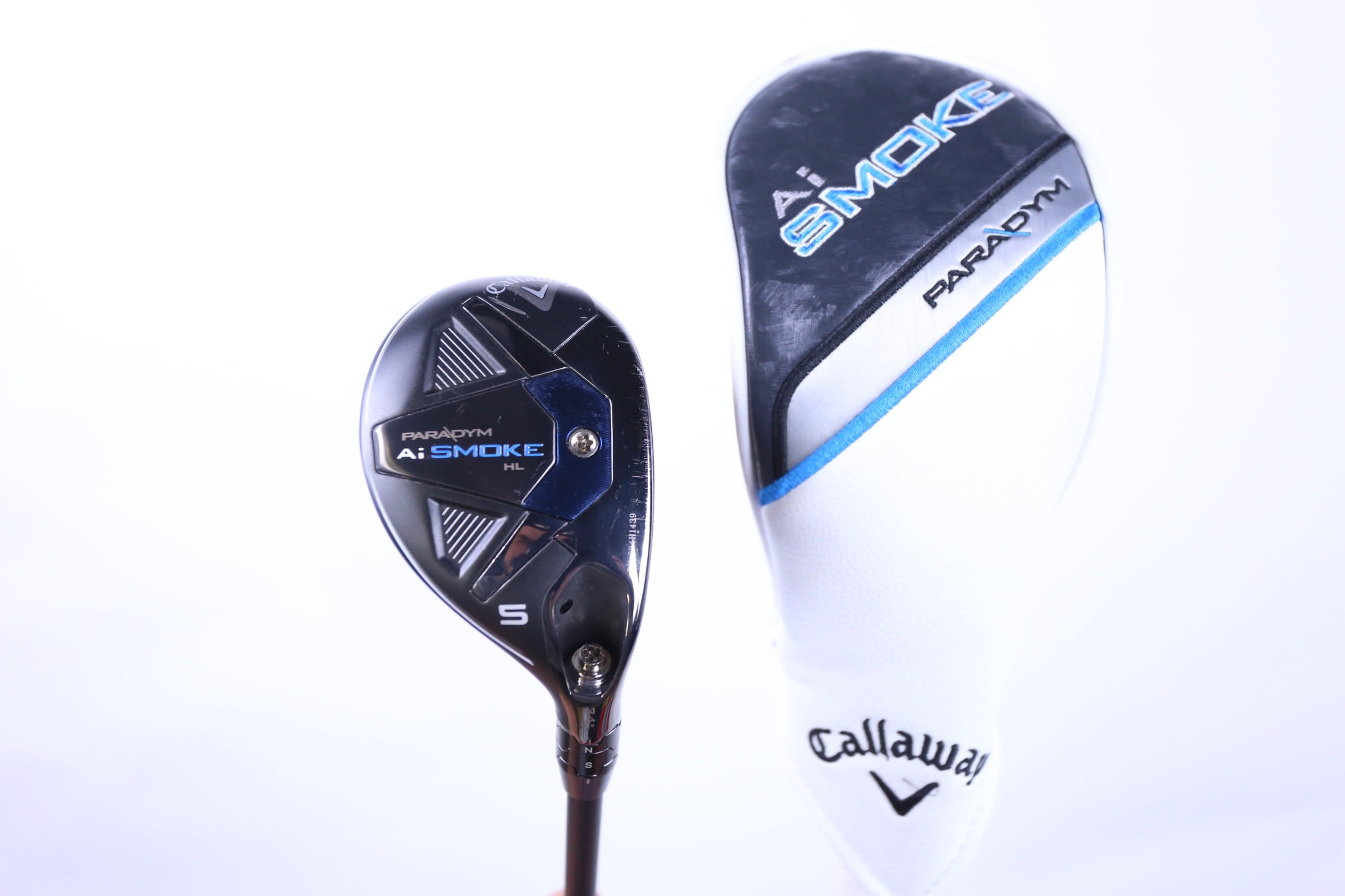 Used Callaway Paradym Ai Smoke HL 5H Hybrid Golf Club - Right Handed 24° Senior Flex - Perfect for High Launch & Forgiveness on Fairway Shots