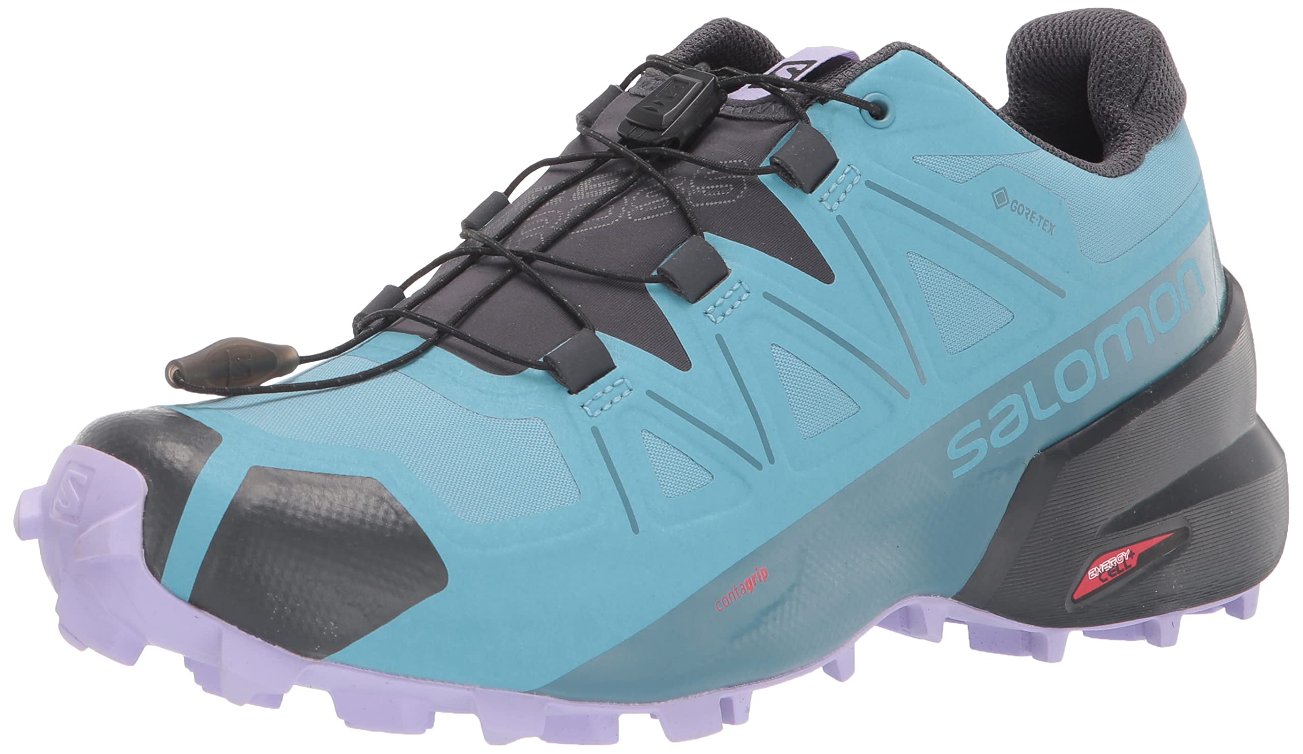 Salomon Women's Speedcross 5 Gore-Tex Waterproof Trail Running Shoes - Lightweight Hiking & Outdoor Adventure Footwear for Women - Perfect for Trail Running, Hiking, and Mountain Climbing