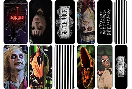 Scary Movie Horror Nail Art Decals - Halloween Nail Decorations with Michael Myers, Bride Chucky Doll & Cartoon Designs - Water Slide Nail Transfer Supplies for Spooky Party & Cosplay (11 Designs)