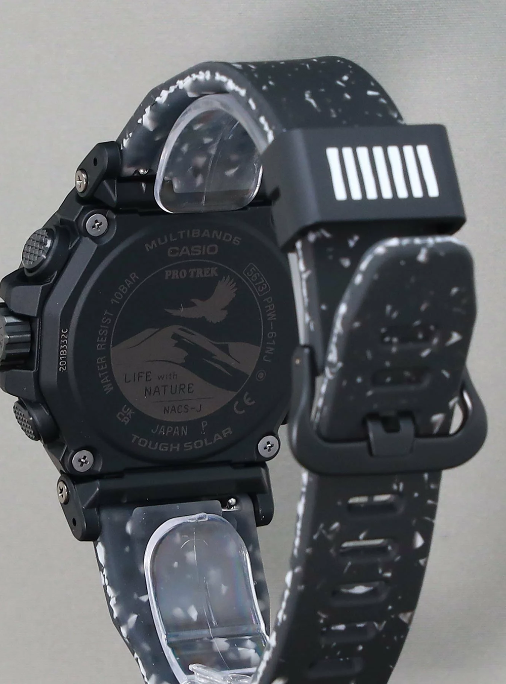 CASIO PRO TREK PRW-61NJ-1JR Solar-Powered Digital Watch with Altimeter, Barometer, Compass - Made in Japan - Perfect for Hiking, Camping & Outdoor Adventures