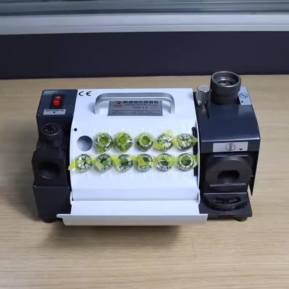 220V Portable Drill Bit Sharpener GD-13 - Electric Drill Sharpening Machine for Home & Workshop Use - Perfect for DIY Projects and Professional Tool Maintenance