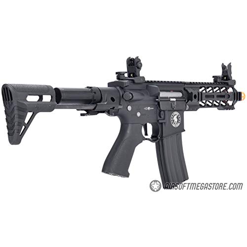 Lancer Tactical ProLine Battle Hawk PDW Airsoft AEG Rifle - 350 FPS Low Velocity, Black with Deans Connector | Perfect for CQB, Training & Tactical Games