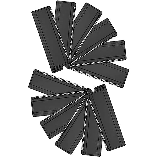 12-Pack Replacement Blades 2.0 for Back & Body Shaver - Soft & Safe Wet/Dry Shaving Cartridges | Ideal for Men's Back Hair Removal, Chest Grooming & Full Body Shaving at Home or Travel