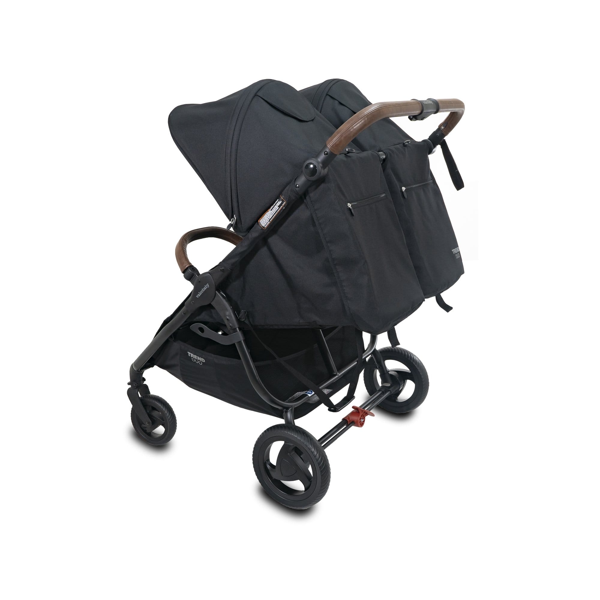 Valco Baby Duo Trend Double Stroller - Lightweight Compact Side by Side Stroller for Twins & Toddlers | Perfect for Shopping, Travel & Outdoor Adventures