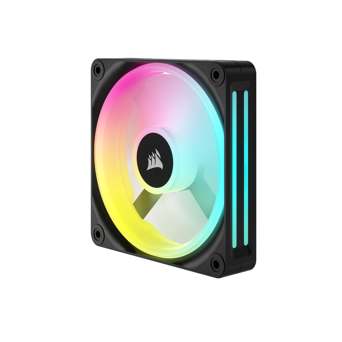 Corsair iCUE LINK QX140 RGB 140mm Magnetic Dome RGB PC Cooling Fan - Dual Fan Kit for Gaming PC, Case Cooling & Custom RGB Builds