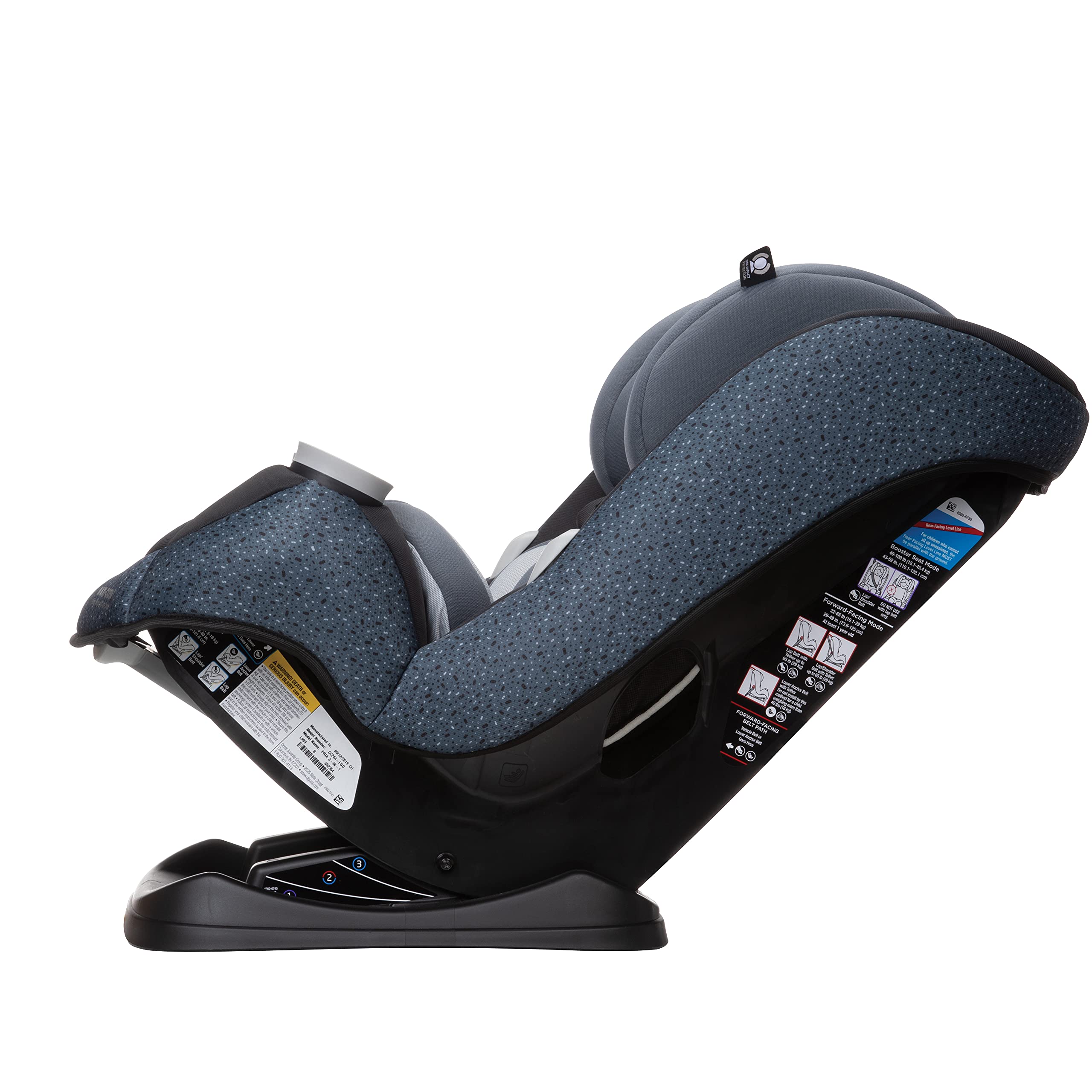 Maxi-Cosi Pria Max All-in-One Convertible Car Seat for Babies & Toddlers | Tetra Graphite - PureCosi | Safe & Comfortable for Travel, School & Family Road Trips