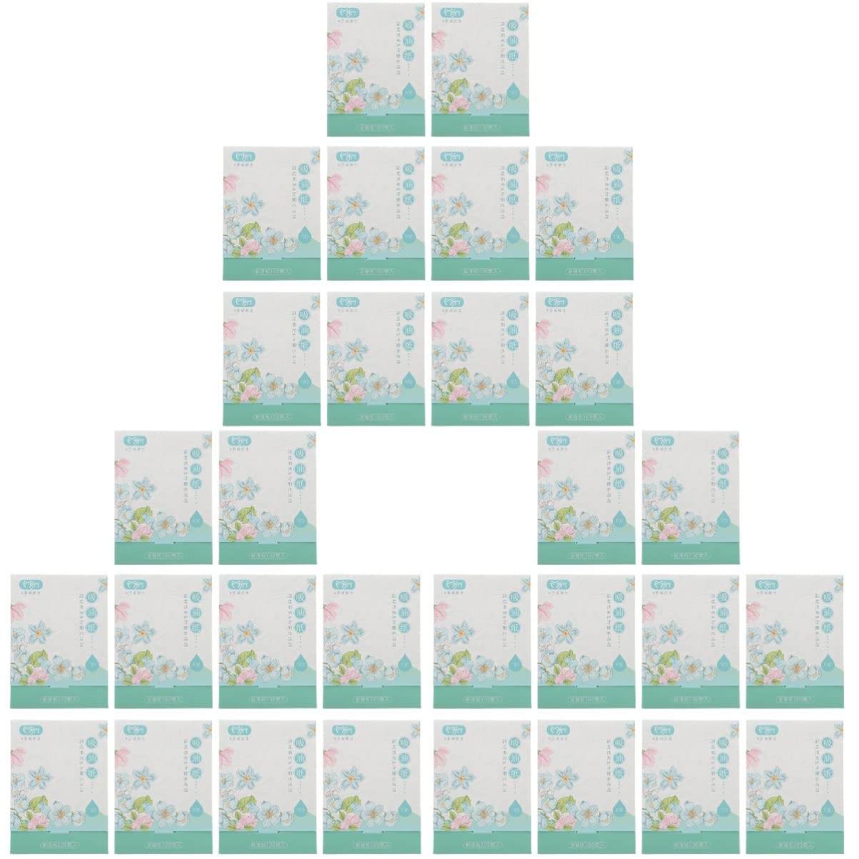 30 Pack Blue Charcoal Oil Absorbing Blotting Papers for Face - Natural & Organic Makeup Blotter for Oily Skin, Men & Women - Portable Facial Oil Control Sheets for Summer & Outdoor Use