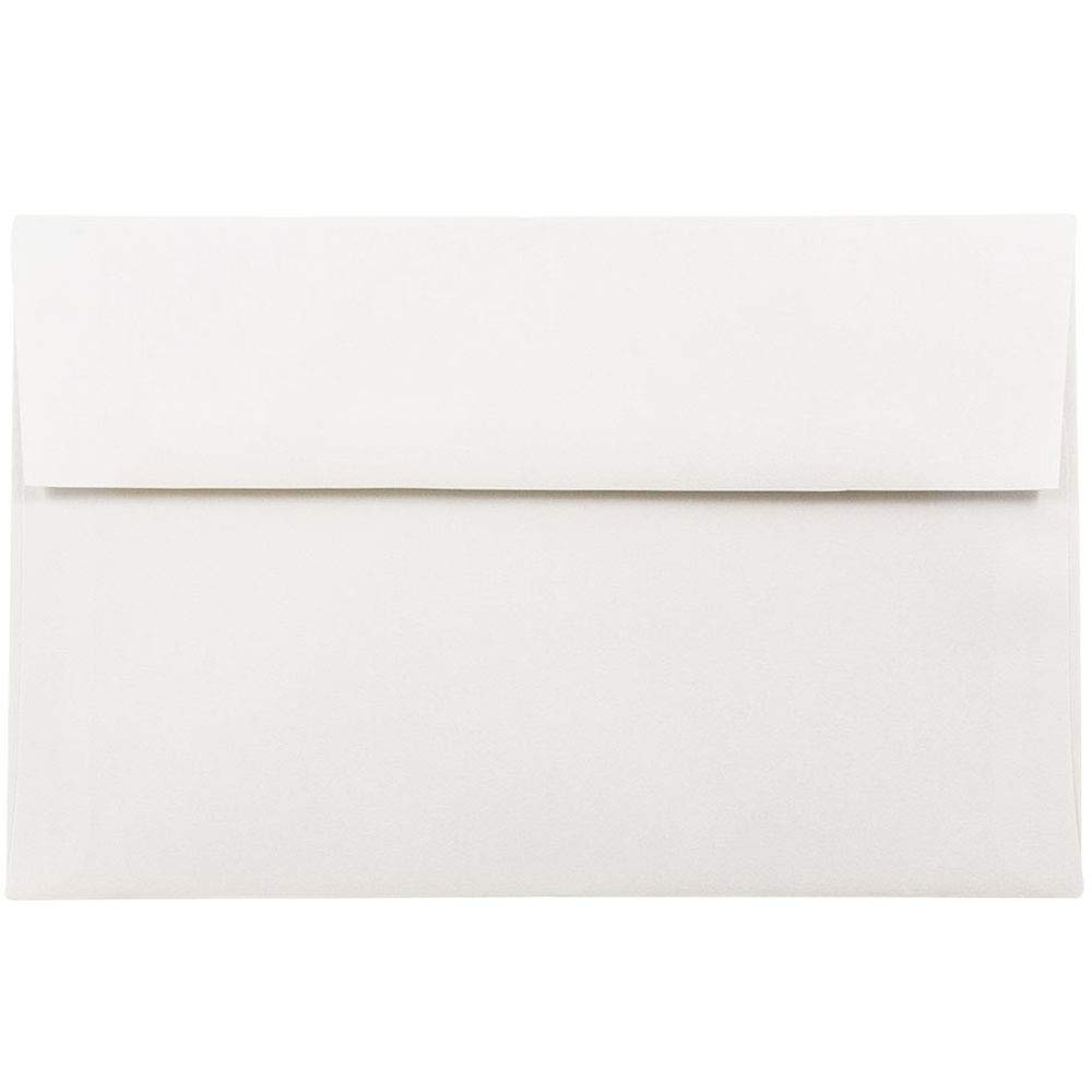 JAM PAPER A10 Strathmore Invitation Envelopes 6 x 9.5 Inches - Premium Bright White Wove Paper - Bulk Pack of 500 Envelopes per Box - Perfect for Wedding Invitations, Business Cards, Greeting Cards & Stationery