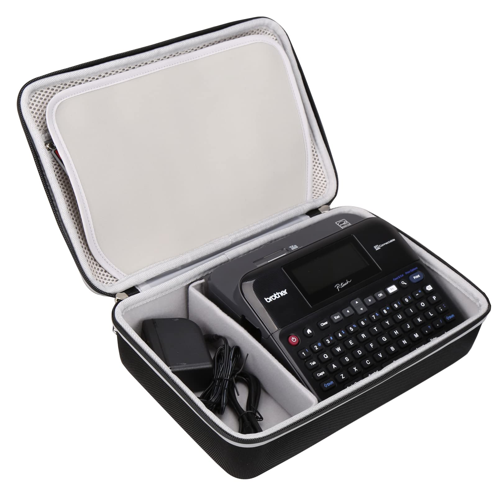 Durable Hard Storage Carrying Case for Brother P-Touch PTD410/PTD600/D610BT Label Makers - Protective Travel Organizer for Office, Home & Craft Organization