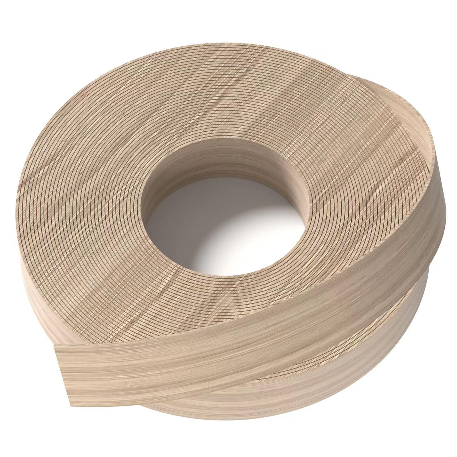 Premium Maple Plywood Veneer Roll - 3/4 inch x 25ft Iron-On Edge Banding with Hot Melt Adhesive | Flexible Wood Tape for Furniture & Cabinets | Perfectly Sanded for Easy DIY Application | Ideal for Home Improvement & Woodworking Projects