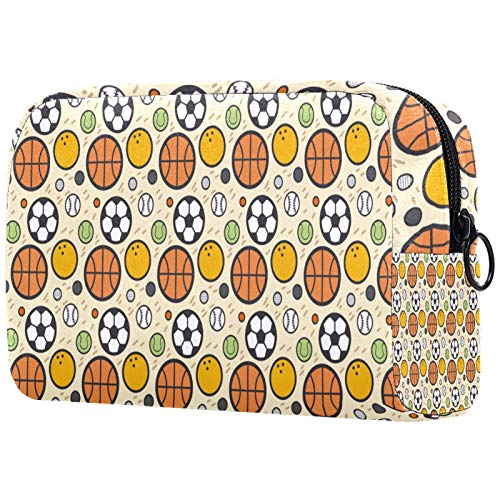 Waterproof Travel Toiletry Bag with Zipper - Cosmetic Makeup Organizer Pouch for Women & Men - Perfect for Sports (Basketball, Soccer, Football) and Gym Essentials - Ideal for Camping, Business Trips, and Vacation Accessories