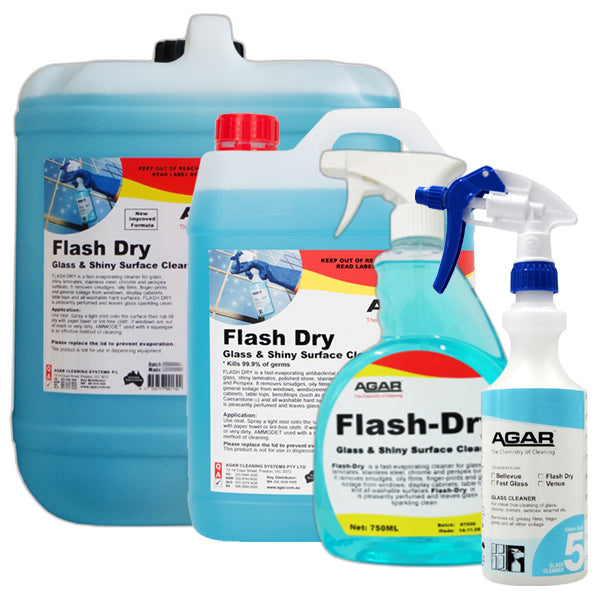 Fast-Drying Agar Window Cleaner & Shiny Surface Cleaner Spray - Streak-Free for Glass, Mirrors & Stainless Steel | Perfect for Home, Office & Car Windows