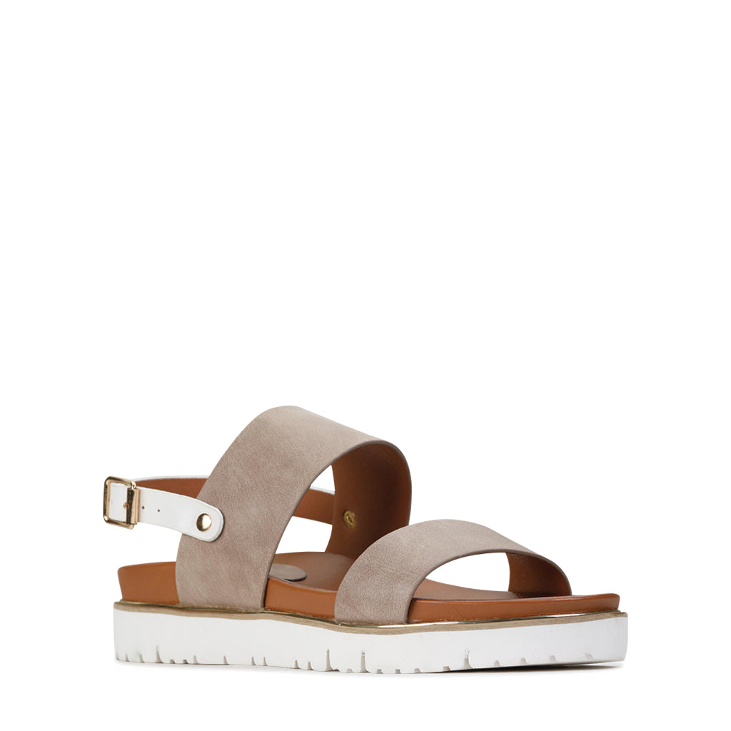 Cartia Women's Sling Back Sandals - Comfortable Strappy Heeled Shoes for Summer, Beach, and Casual Outings
