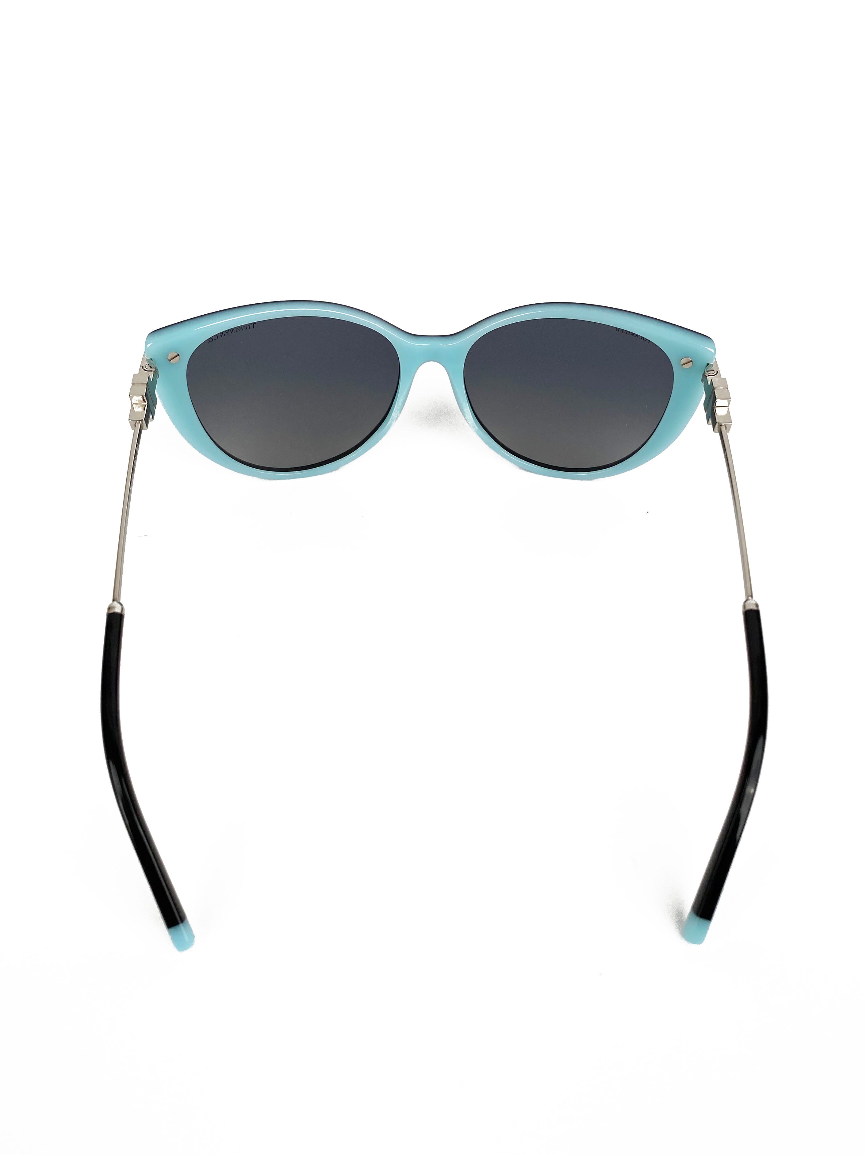 Tiffany & Co T Cat Eye Sunglasses TF4178 - Luxury Designer Sunglasses for Women, UV Protection, Fashionable Cat Eye Frame - Perfect for Beach, Travel & Everyday Wear