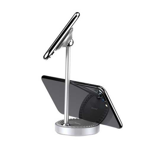 Baseus 360° Rotating Magnetic Phone Stand - Adjustable Desktop Holder for iPhone 15/14/13/12, Samsung Galaxy S23/S22/S21, Xiaomi 13/12 - Perfect for Office, Home & Car Use