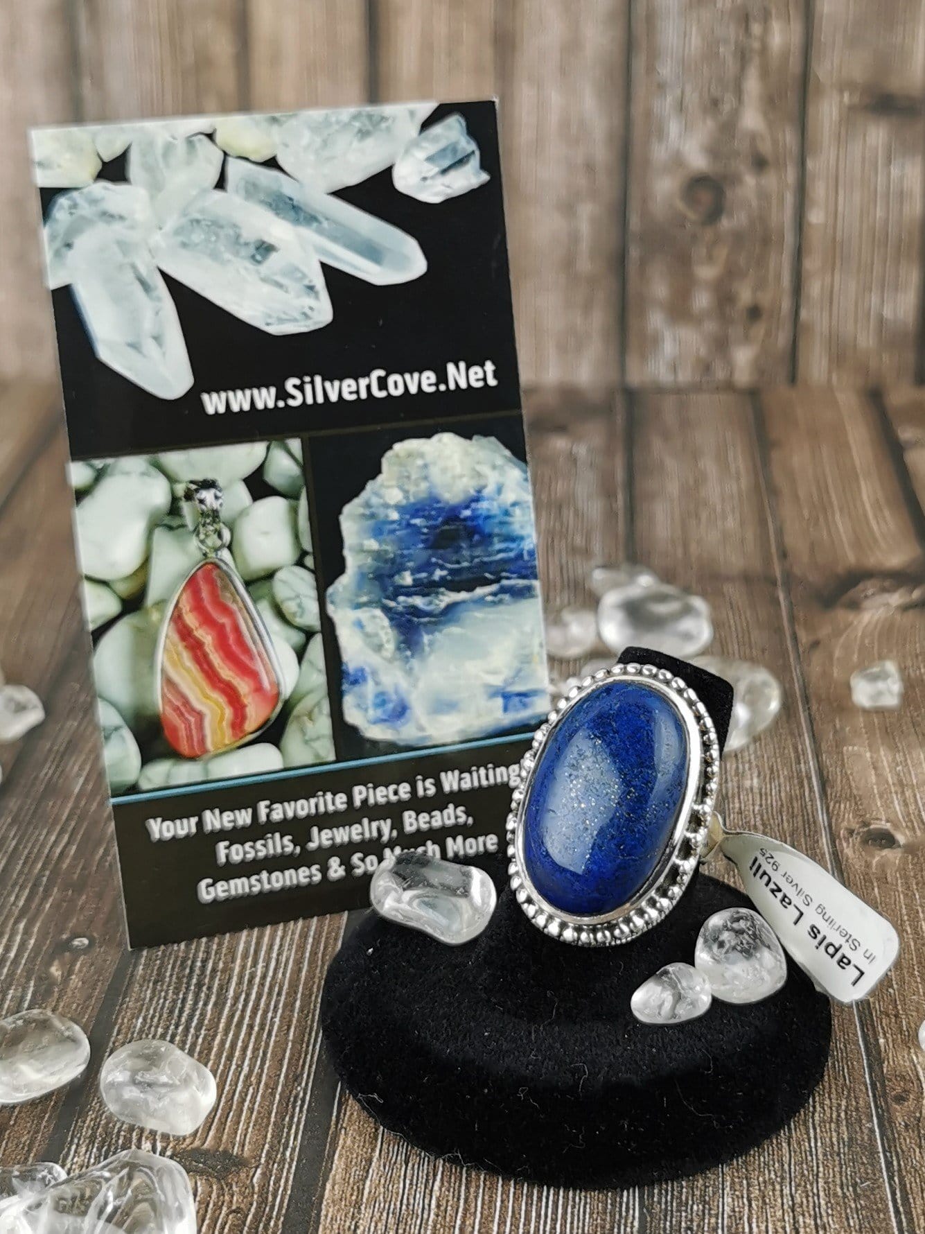 Lapis Lazuli Chunky Stone Ring - Size 6 - Handmade Boho Jewelry for Women - Perfect for Everyday Wear & Special Occasions