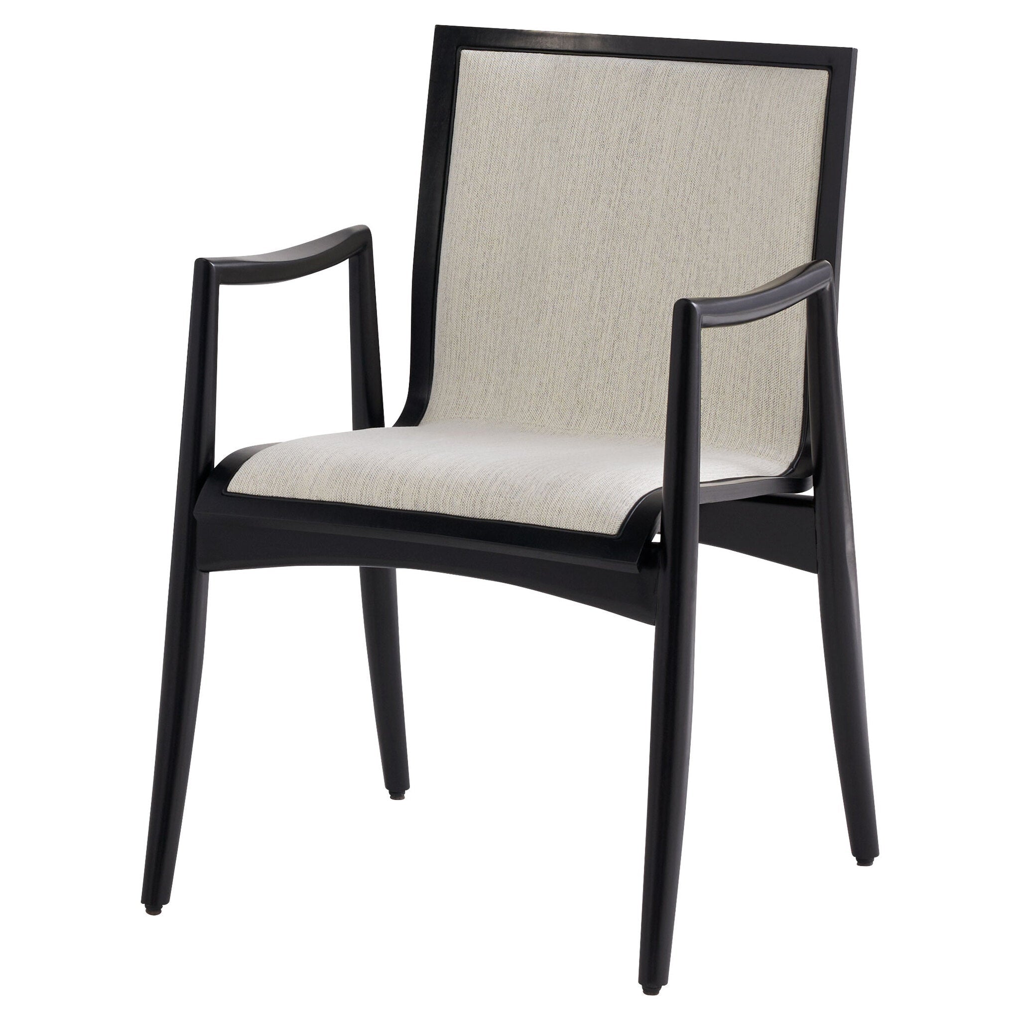 Vitra Chair by Cyan Design - Modern Black and Cream Accent Chair for Living Room, Office & Dining Room Decor