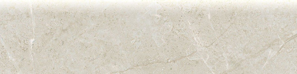 3 X 12 Inch Torino Avorio Matte Glazed Porcelain Bullnose Tile - Perfect for Bathroom Backsplash, Kitchen Walls & Shower Surrounds