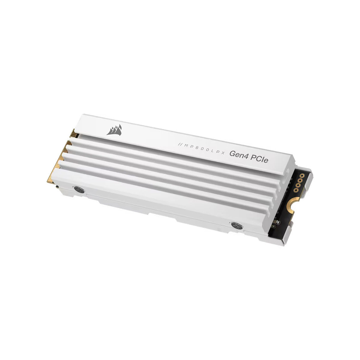 Corsair MP600 Pro LPX 2TB PCIe Gen4 x4 NVMe M.2 SSD - High Speed Gaming SSD for PC, PS5 - White | Ultra-Fast Storage for 4K Video Editing & Content Creation