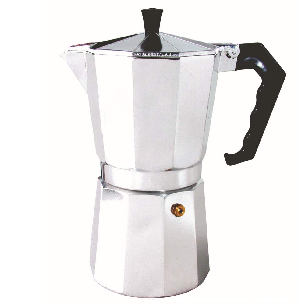 ZTGD Moka Pot - 3-Cup Stovetop Espresso Maker, Stainless Steel Coffee Maker for Home & Camping (50/150/300ml) - Perfect for Italian Espresso, Latte & Americano - Ideal for Kitchen, Office & Outdoor Use