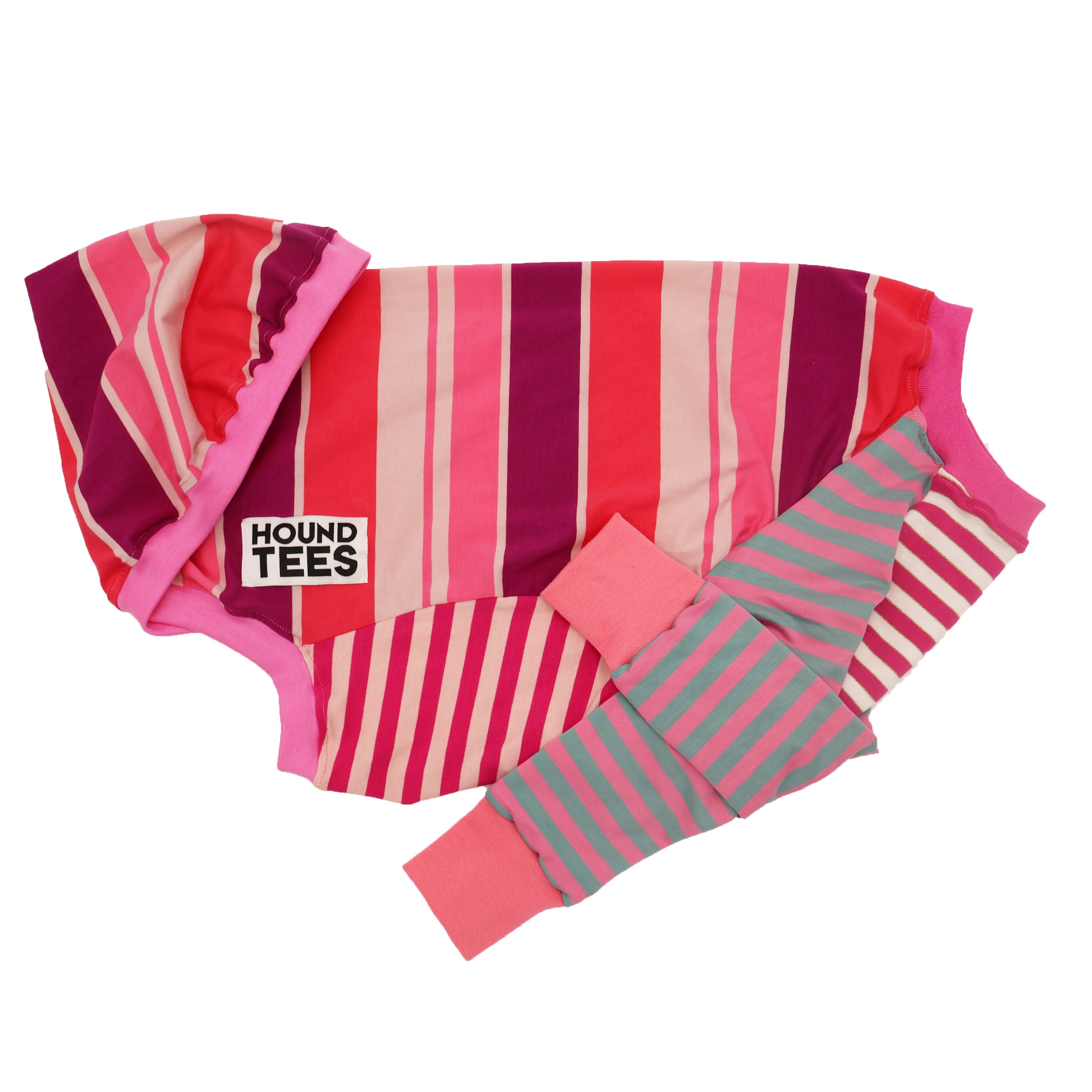 Frankie Pinkie Greyhound Hound Long Sleeve T-Shirt for Dog Lovers - Comfortable Casual Wear for Pet Owners, Dog Walks & Outdoor Activities