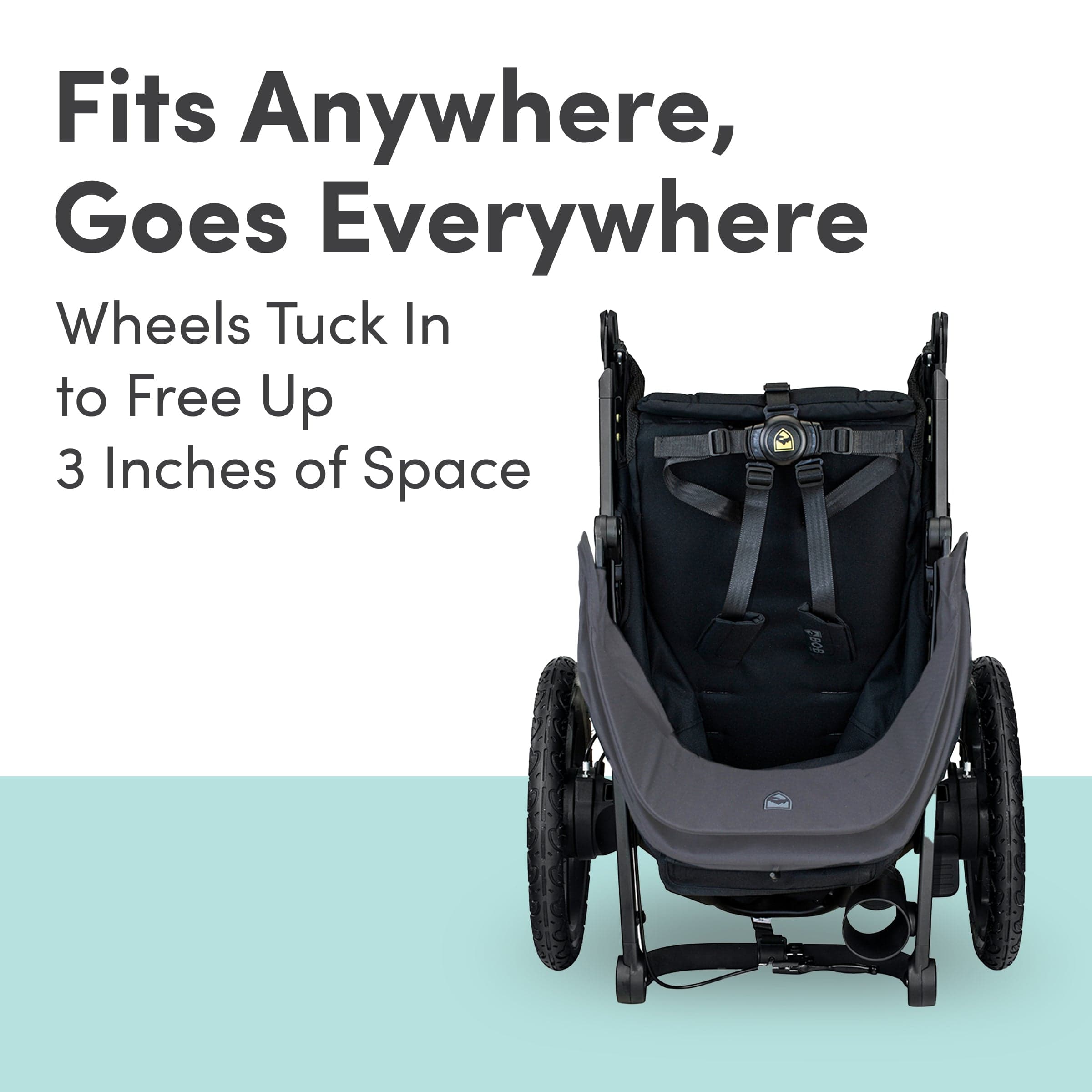 Bob Gear Wayfinder Jogging Stroller - Lightweight All-Terrain Running Stroller for Active Parents | Perfect for Outdoor Adventures, Park Runs & Daily Walks