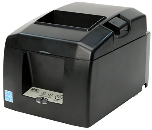 Star Micronics TSP654IIC High-Speed Parallel Thermal Receipt Printer with Auto-Cutter & External Power Supply - Gray - Ideal for Retail, Restaurant & POS Systems