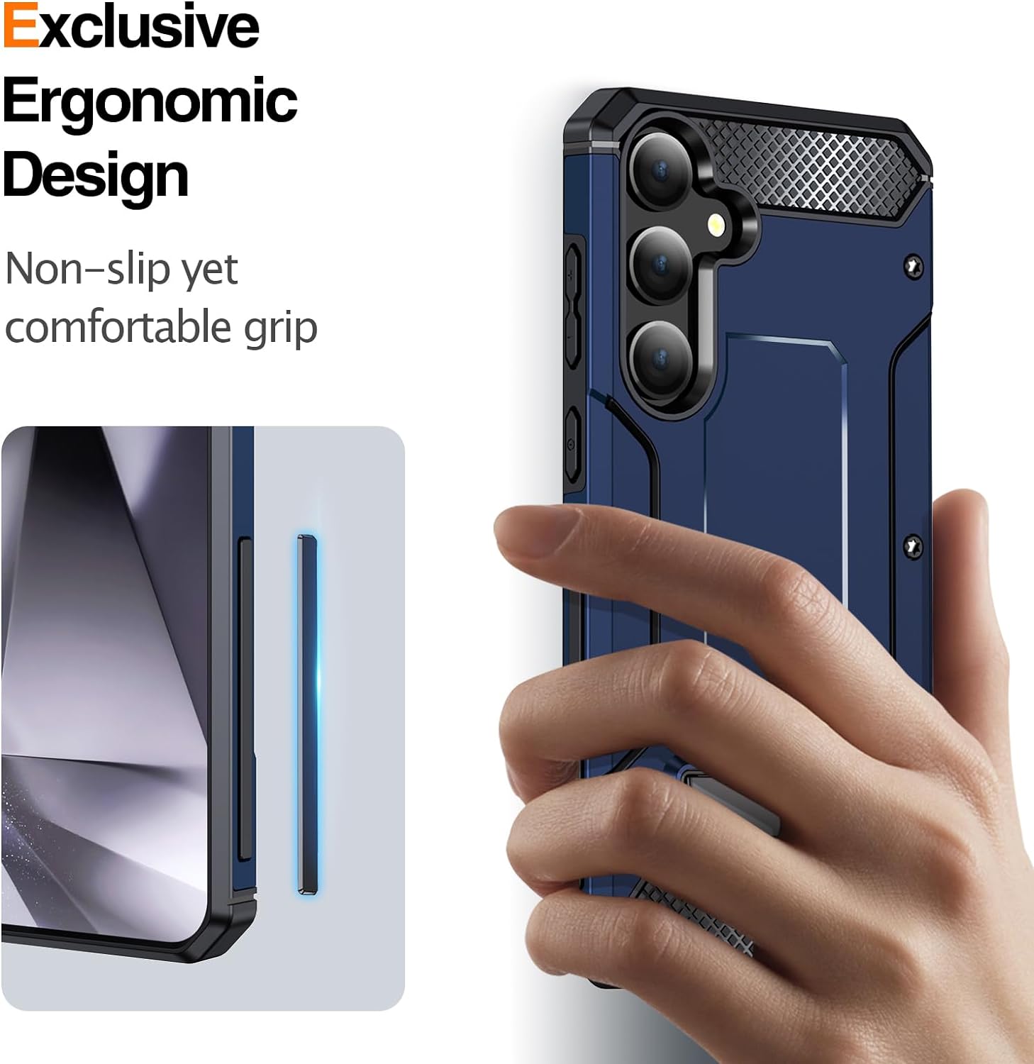 Samsung Galaxy S24 Plus Case - Military Grade Shockproof Protective Cover with Drop Protection | Perfect for Outdoor, Travel & Daily Use