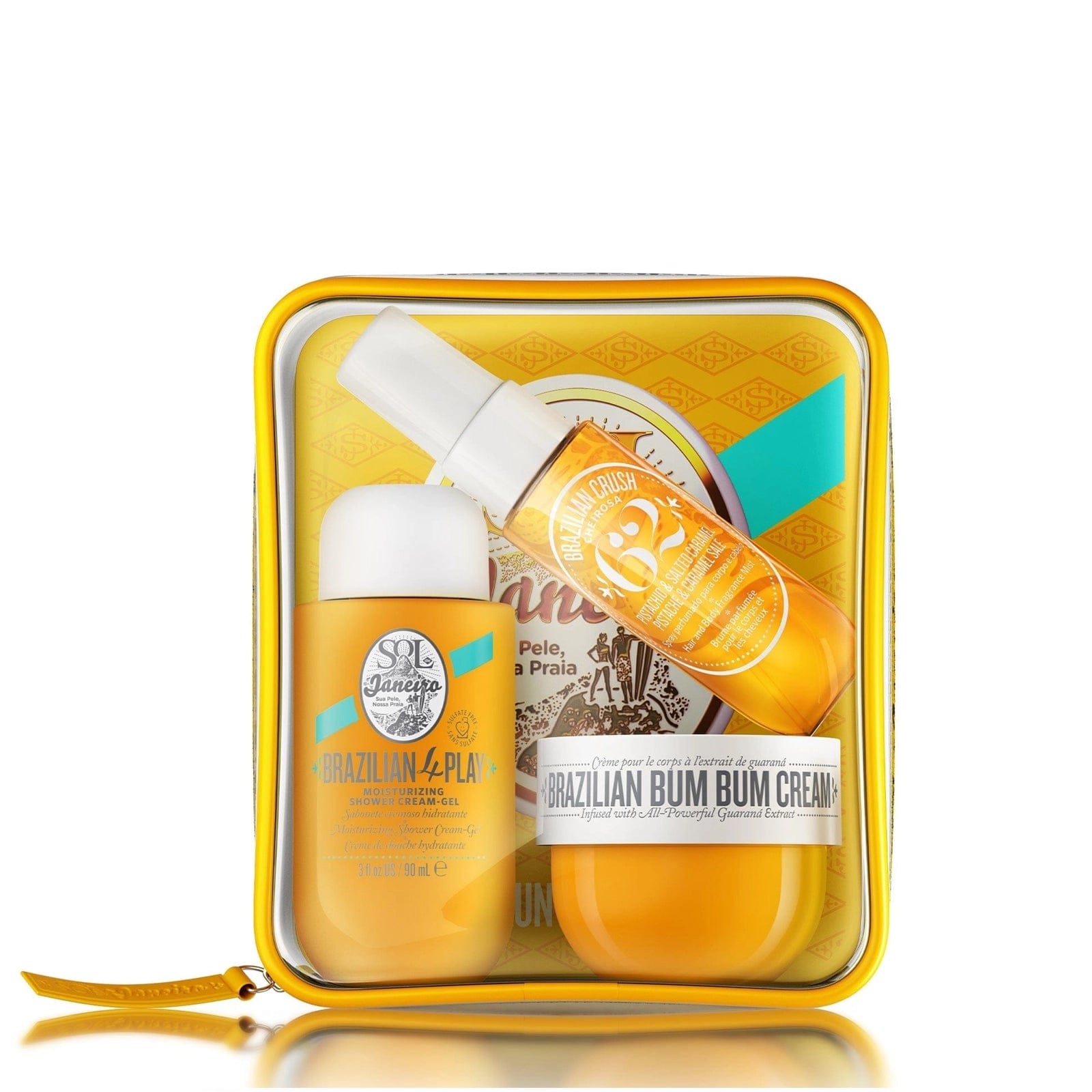 Bum Bum Jet Set - Brazilian Bum Bum Cream Travel Set | Fast Absorbing Body Cream for Smooth & Glowing Skin | Perfect for Travel, Gym & On-The-Go Hydration