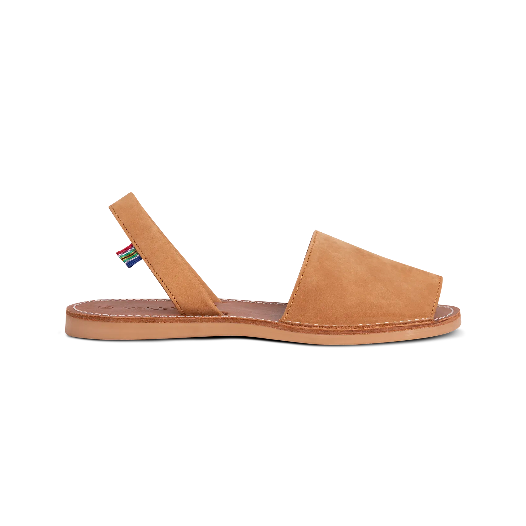 Veldskoen Namaqualand Daisy Sandal - Comfortable Leather Walking Shoes for Women (Tan) | Perfect for Beach, Vacation & Summer Outdoor Activities
