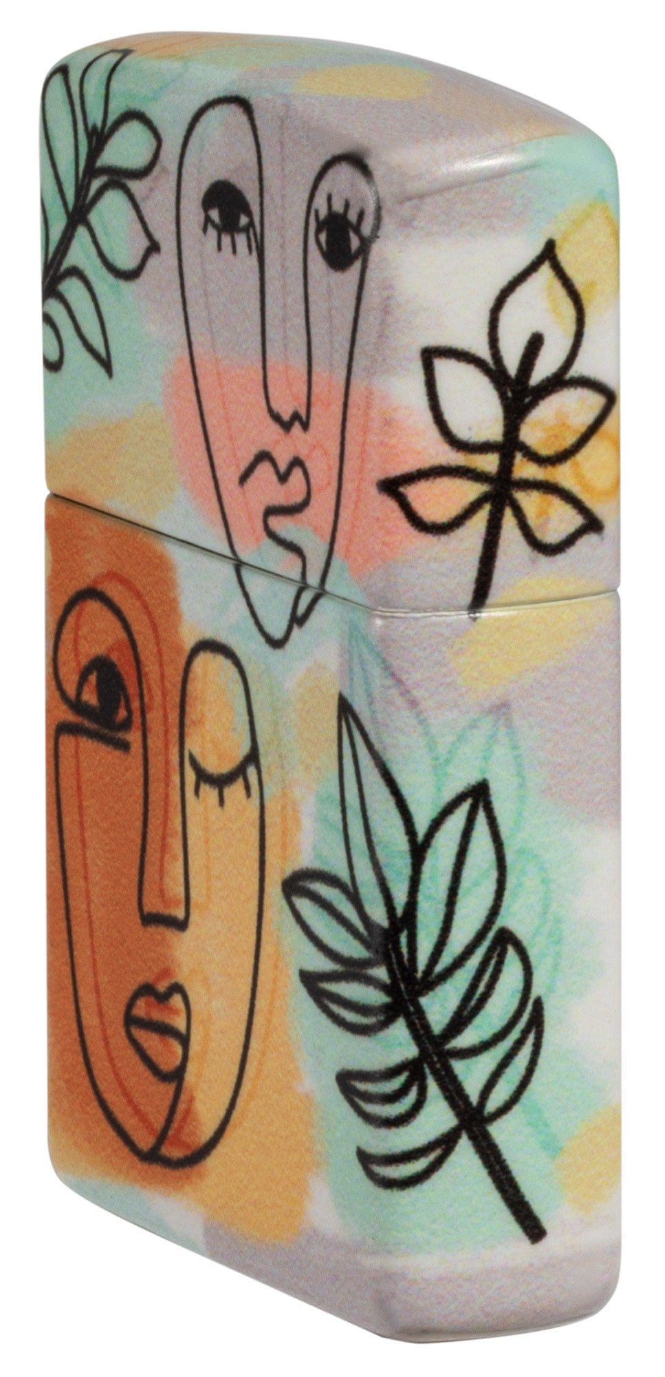 Abstract Faces Design Wall Art - Modern Canvas Prints for Home & Office Decor - Perfect for Living Room, Bedroom, and Workspace Aesthetics