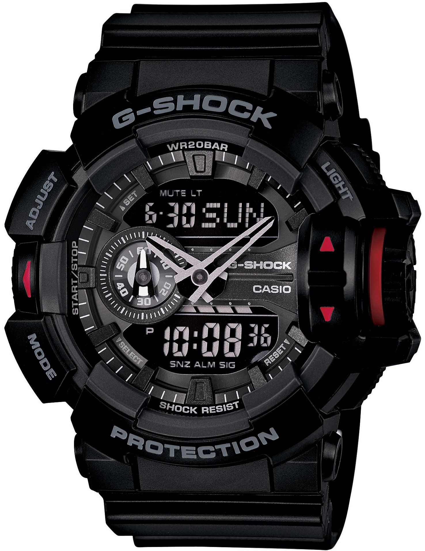 CASIO G-SHOCK GA-400-1BJF Digital Sport Watch for Men - Shock Resistant, Waterproof, Japan Import - Perfect for Outdoor Activities, Running & Extreme Sports
