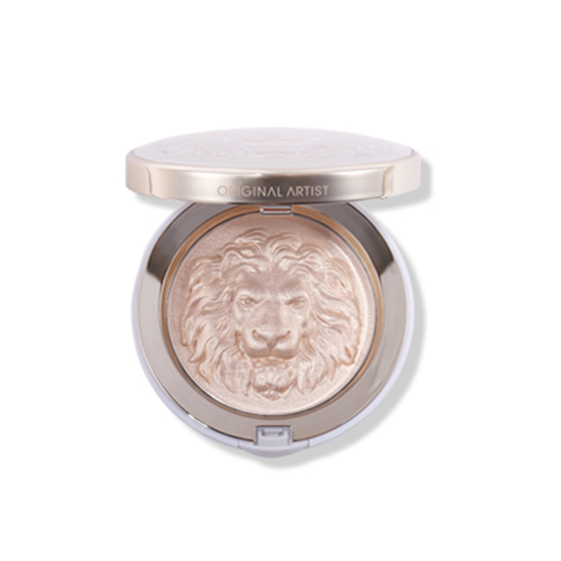 ORIGINAL ARTIST Lion Ginger Highlight Powder - Vegan & Cruelty-Free Shimmer Makeup for Cheeks & Face - Perfect for Everyday Glow & Special Occasions