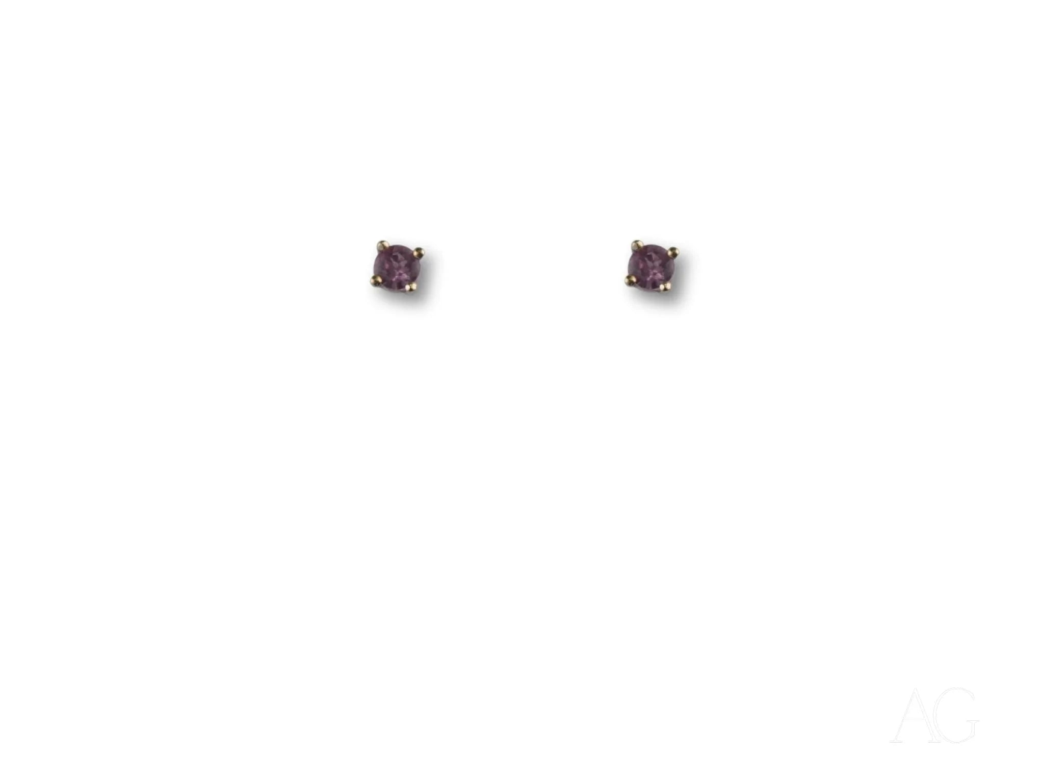 18K Gold CZ Stud Earrings for Women - Hypoallergenic Cubic Zirconia Earrings for Everyday Wear, Gift Giving & Special Occasions