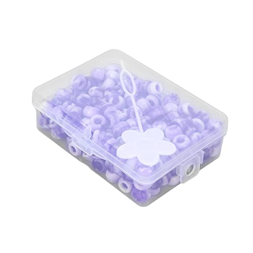 DIY Hair Beads & Dreadlock Beads - Fashionable Purple Acrylic Candy Hair Accessories for Braids, Locs & Boho Hairstyles | Perfect for Festivals, Parties & Everyday Wear