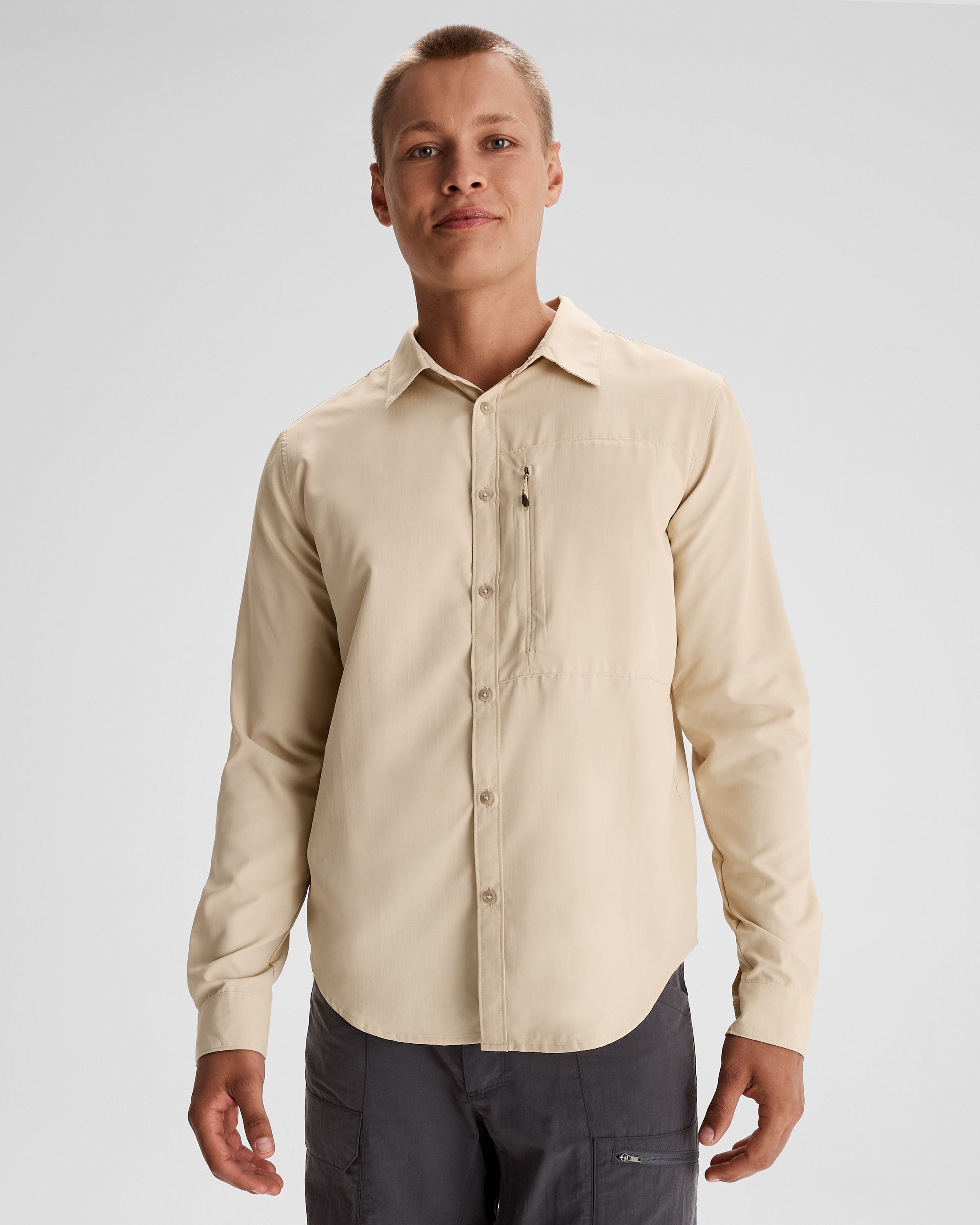 Men's SUN Scout UPF 50+ Long Sleeve Shirt v2 - Lightweight Sun Protection Fishing & Hiking Shirt for Outdoor Activities