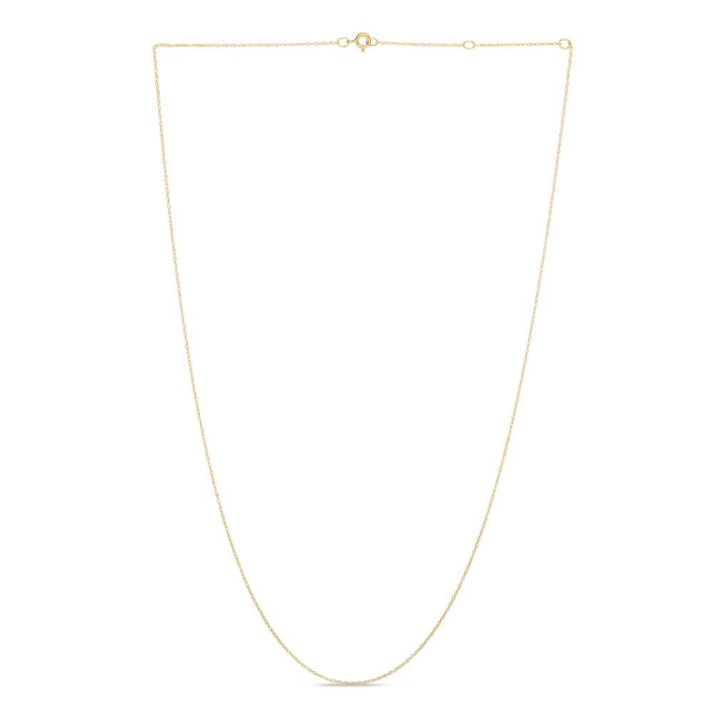 14K Gold 0.5mm Double Extendable Rope Chain Necklace for Women - Adjustable Length 16-20 Inch, Dainty Layering Jewelry for Everyday Wear, Gift for Her, Anniversary, Birthday