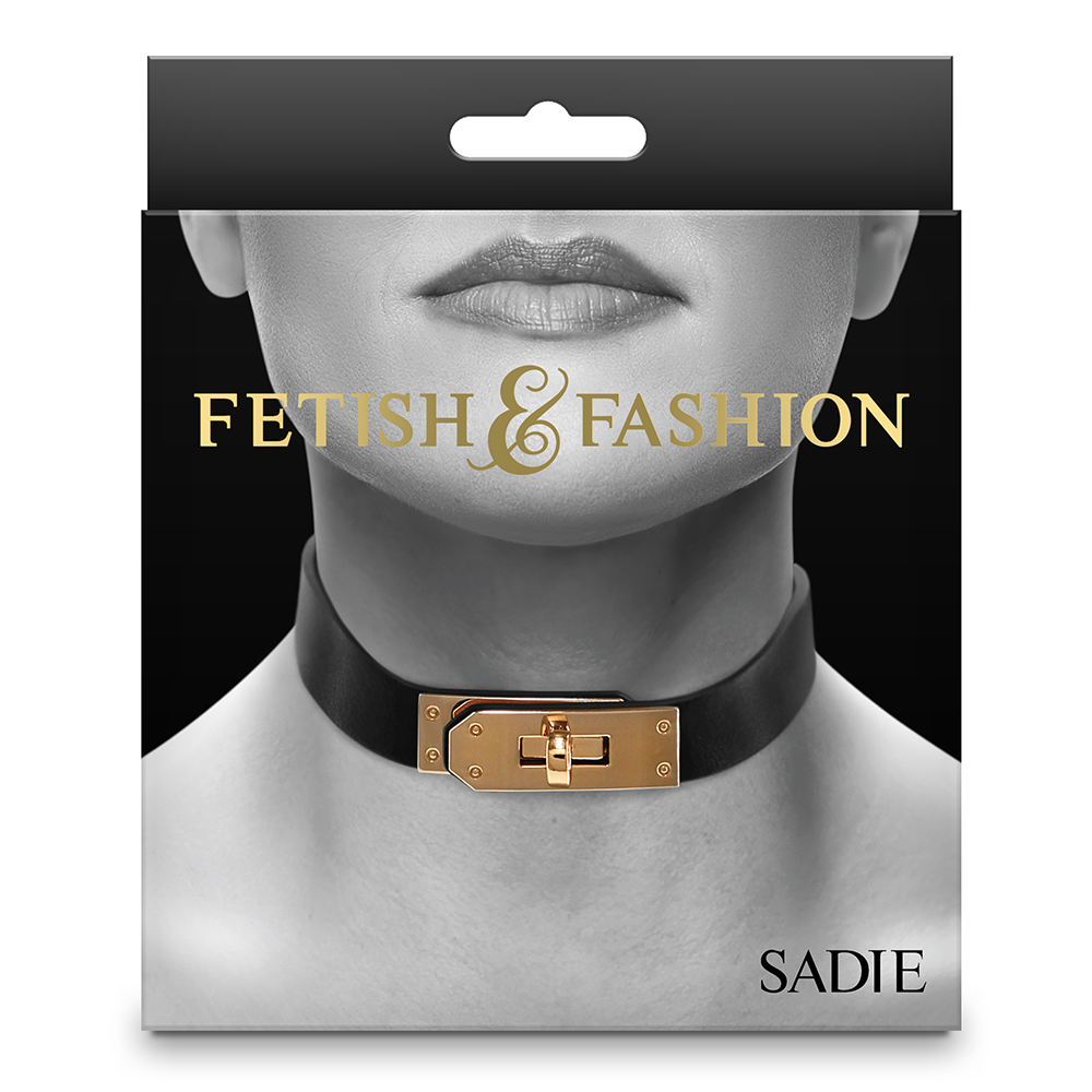 Sadie Faux Leather Twist Lock Day Collar - Elegant BDSM Fashion Accessory for Everyday Wear, Gothic Style Choker Necklace for Women - Perfect for Date Night, Cosplay and Alternative Fashion Lovers