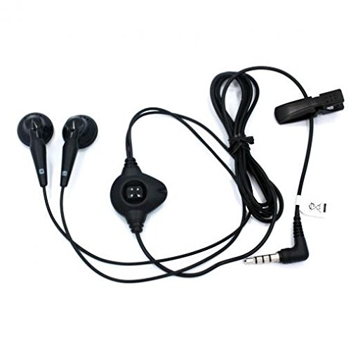 Premium Wired Earphones with Mic for Alcatel Go Flip 3 & Smartflip - 3.5mm Noise Cancelling Headphones, Hands-Free Earbuds with Built-in Microphone - Perfect for Calls, Music & Office Work