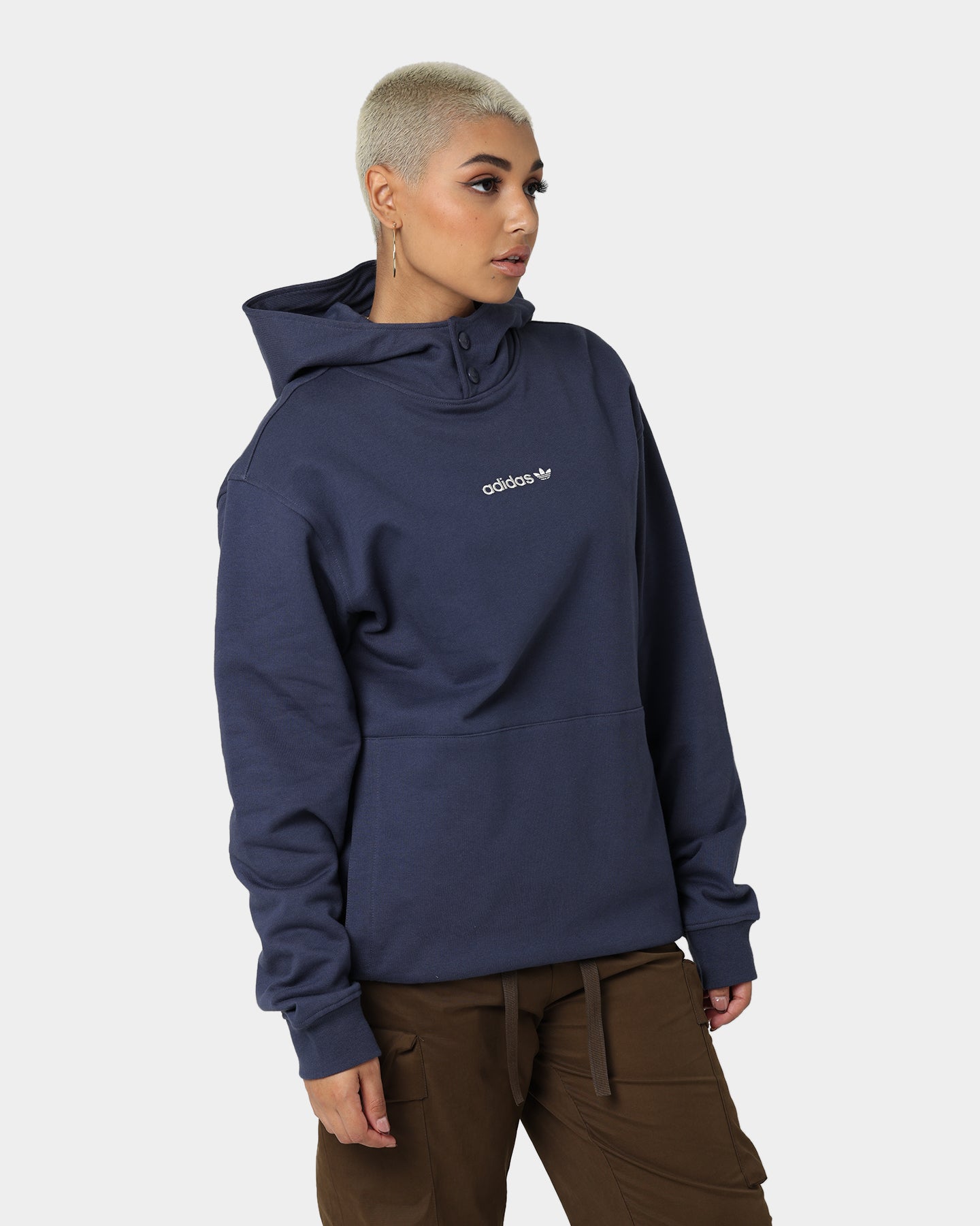 Adidas Adibreak Hoodie for Men & Women - Shadow Navy Pullover Sweatshirt | Comfortable & Stylish Casual Wear for Gym, Running, and Everyday Outfits