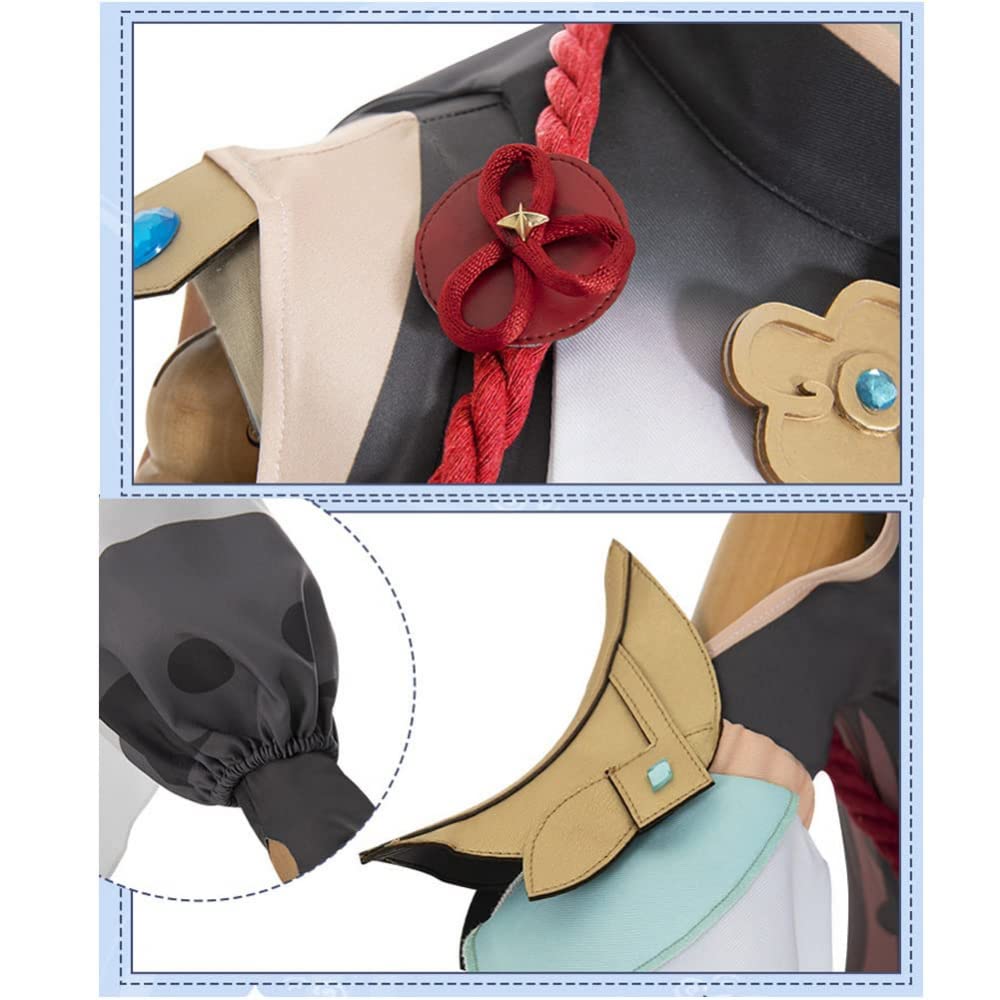 Shenhe Cosplay Costume Full Set - Genshin Impact Character Outfit with Accessories for Halloween, Anime Conventions & Role Playing